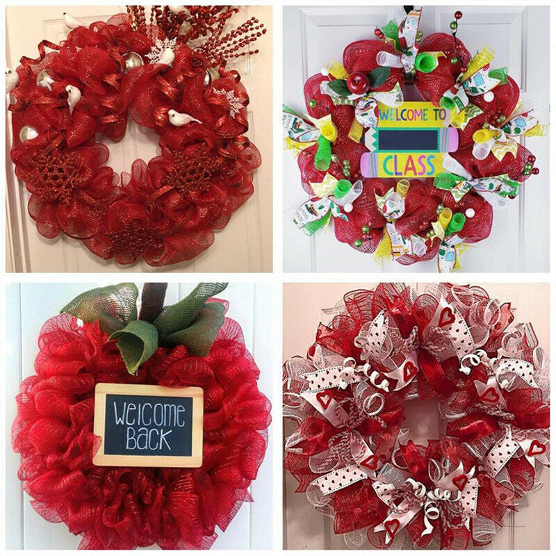Deco Mesh Rolls 15Cm X 10Yd Roll - 14 Colours Available for Wreaths Swags Bows