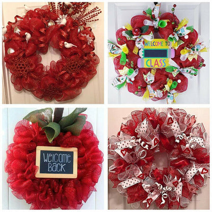 Deco Mesh Rolls 15Cm X 10Yd Roll - 14 Colours Available for Wreaths Swags Bows