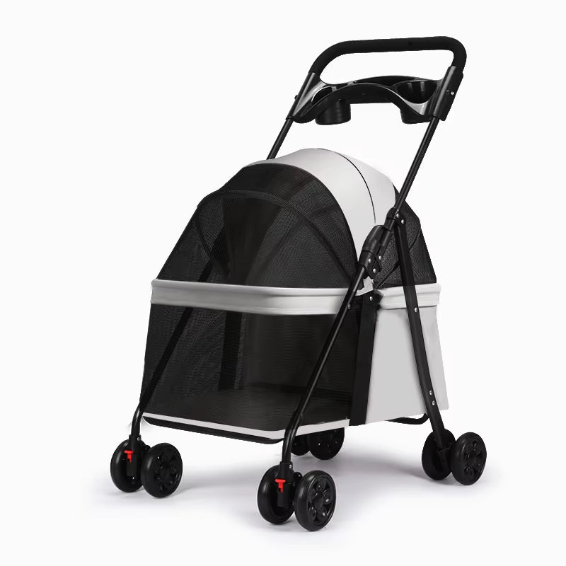 Dogs Pet Cars Small Dogs, Pet Teddy Bears for Outdoor Play Hand Carts for Outdoor Activities Lightweight and Foldable