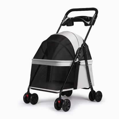 Dogs Pet Cars Small Dogs, Pet Teddy Bears for Outdoor Play Hand Carts for Outdoor Activities Lightweight and Foldable