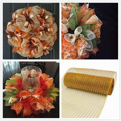 Deco Mesh Rolls 15Cm X 10Yd Roll - 14 Colours Available for Wreaths Swags Bows