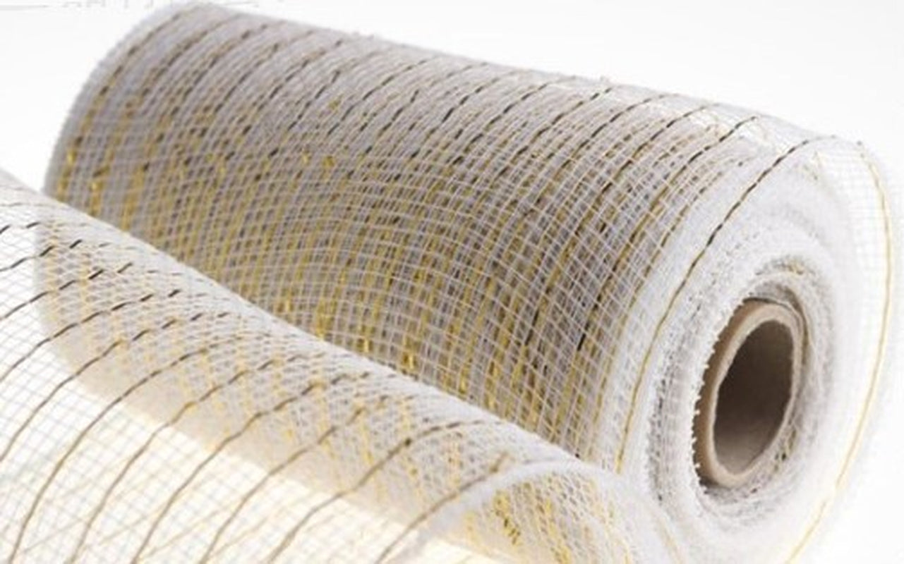 Deco Mesh Rolls 15Cm X 10Yd Roll - 14 Colours Available for Wreaths Swags Bows