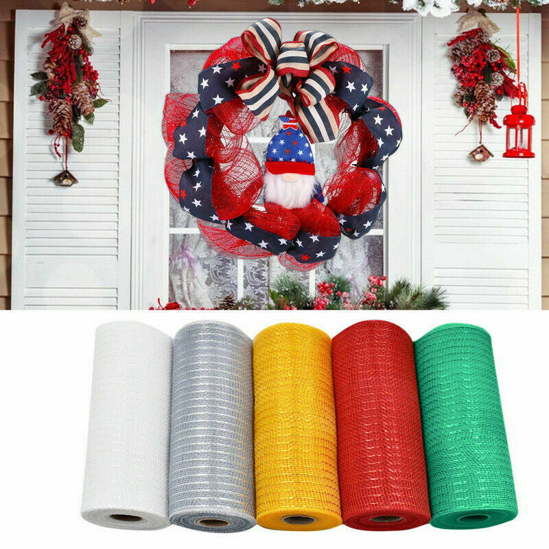 Deco Mesh Rolls 15Cm X 10Yd Roll - 14 Colours Available for Wreaths Swags Bows